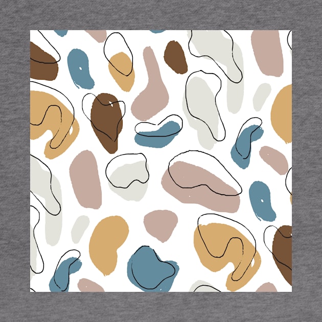 Pastel Solid Color Pebbles by Carolina Díaz